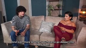 Busty stepmom knows how to teach her stepson to be a better student