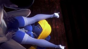 gargamel smurfing smurfette