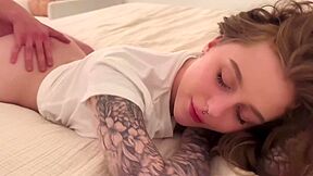 Skinny Blonde Teen Massaged By Best Friend’s Boyfriend