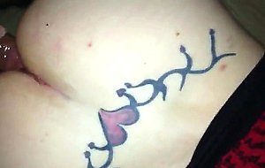 Cute CD natural anal fuck in POV