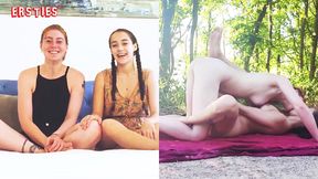 Ersties - Exhibitionism Sex at the Swimming Lake with Strap-on Climax