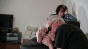Foot fuck for Mrs Duquet (HD)