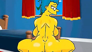 Mature Marge Simpson hotwife anime porn