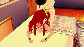 Anime girl Littner Yoko has rough sex