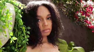 Ebony Teen Striptease - Exotic Dancer Shows Off Her Body