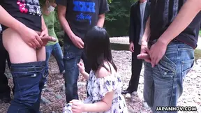 Tsuna Kimura Takes Massive Cock Outdoors – Wild gangbang Exposed (Uncensored)