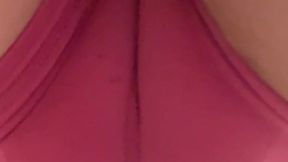 Amateur girl pees her pants in the shower