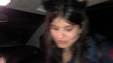 Tatiana Morales hace oral en su auto y luego se lo come