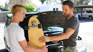 Jordan proving his manhood by stuffing his ass