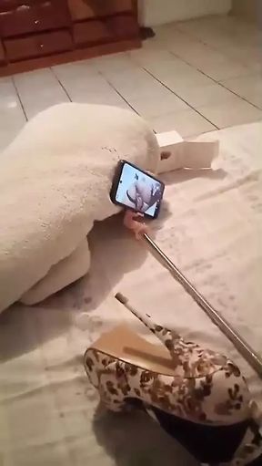 My cuckold films me masturbating