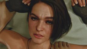 ”Watch her muff squirt from the splash zone!”