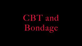 CBT Bondage and sensory play