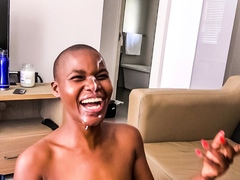 WOAA That s A lot Of Cum  African Facial