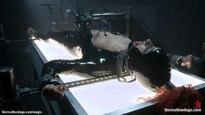 ”Gagged black spanked & ass pumping fingered”