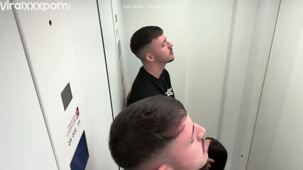 I get HOT in the ELEVATOR and FUCK my best friend until I get the milk out of it