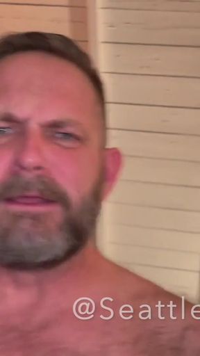 Captivating moment from "Bearded Dads meet and breed"