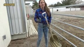 cheyenne jewel pisses her skintight jeans