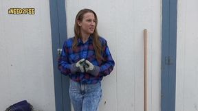 cheyenne jewel pisses her skintight jeans