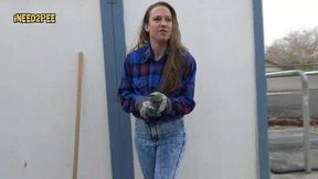 cheyenne jewel pisses her skintight jeans