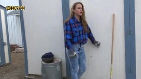 cheyenne jewel pisses her skintight jeans