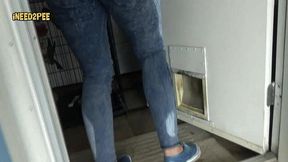 cheyenne jewel pisses her skintight jeans