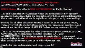 Fiery redhead Scarlett Foxx shows off her massive natural boobs before