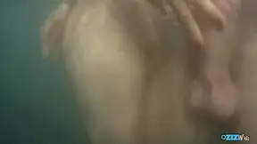 Getting her tits out on a nudist beach always turns on her big cock boyfriend