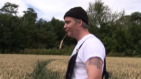 carmel moore and carolina de lys have finished their chores and are now onto cock