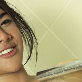 Asian Ladyboy Tongta Mixes Up Cum With H - FULL VIDEO