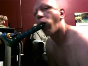 piggy blowjob deepthroat practice 9/6/18