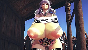 A farmer tending to his Cow - Monster girl Hentai