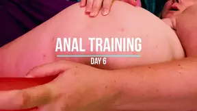 De sterkste grote kont krijgt dubbele penetratie op anale training dag zes.