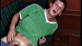 Ian is absolutely adorable - This Irish boy wears his lucky green soccer shirt and blue shorts and says, after just a few minutes of jacking off, he came way too quickly. Ian's not getting away that easily.