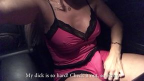 first time of it, i gave the ass in the car