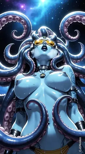 Alien MILF gets fucked in cartoon hentai fantasy