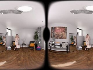 VR Bangers Lustful Nympho Anya Olsen Drilled On A Table At A Sexologist In VR Porn