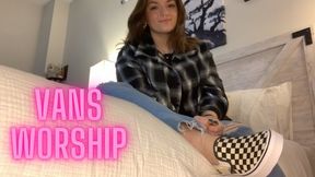 Vans Worship - Dirty Shoe Foot Fetish Feet Goddess Verbal Humiliation