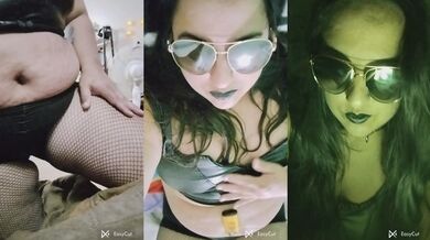 gothic mode with sexy pantyhose