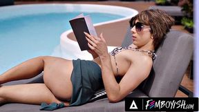 FEMBOYISH - Sunbathing Femboy In Bikini Alex Rough Barebacks Tony Genius After Good Sucking