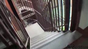 Sexy Mature Japanese Woman Gets Intense Action in Osaka City Streets