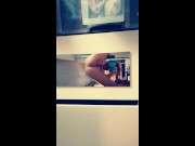 Dany x : gay man Look and wank in the mirror