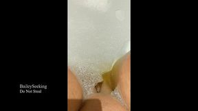 bathtub pee compilation