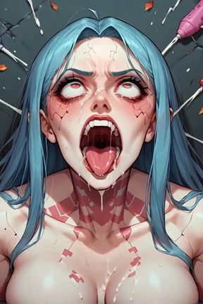 Autumn Drip &amp; Slick Surrender Blue-haired 's Mind Break