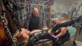 Part 3:- Melanie's First Time in the Dungeon with Lanista Bear and Domina Satana.