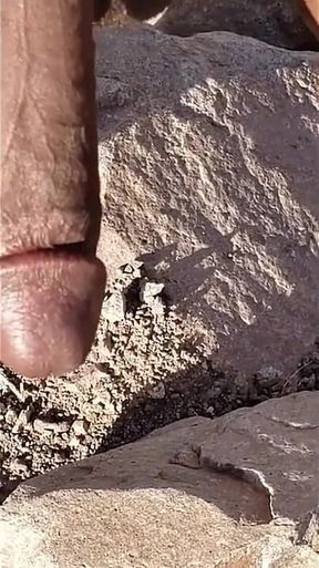 Caught! Kennie Jai Pisses in the Dessert and Gets Caught!