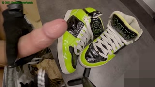 4 Cumshots on Lime Green Osiris Bronx