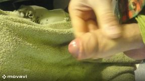 danish uncut closeup cum