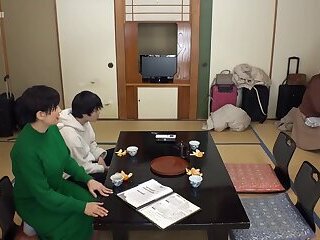 I Was Sandwiched Between My Mother's Busty Step Mom Friends At A Mixed Bathing Hot Spring And Made