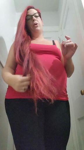 Describing to you what you would experience when you change places with me my final month of being pregnant!