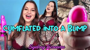 cumflated into a blimp - your body inflation domme sydney screams pumps you full of cum until you inflate like a balloon - non-popping inflation, body inflation pov, inflation domination